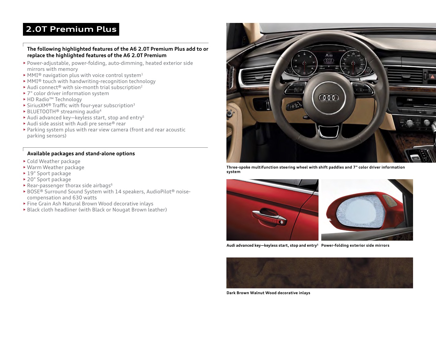 2015 Audi A6 Brochure Page 59